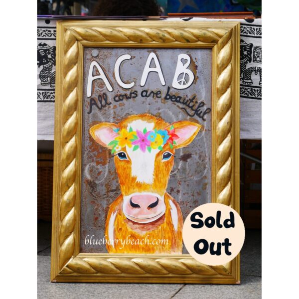 Acab all cows are beautiful painting