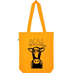 Acab all cows are beautiful tote bag