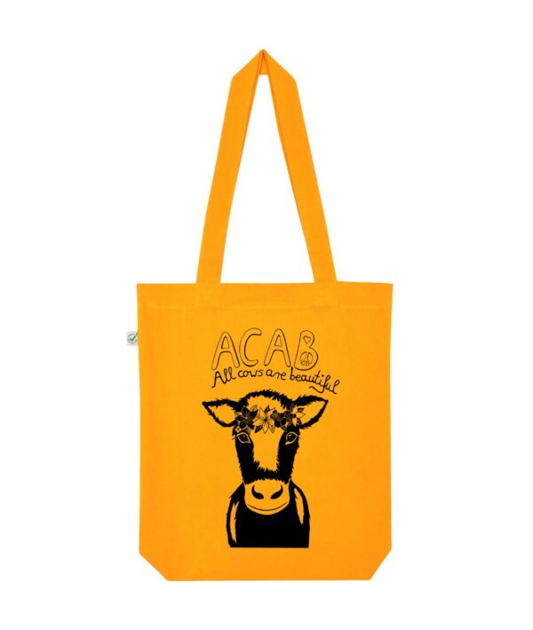 Acab all cows are beautiful tote bag