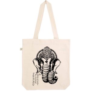 Ganesha follow your heart tote bag