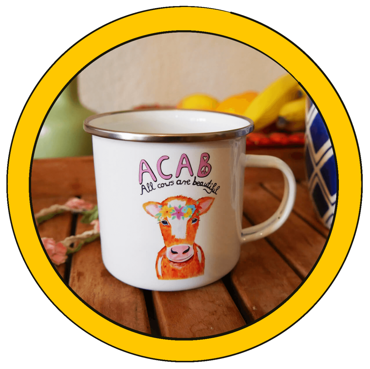acab all cows are beautiful mug