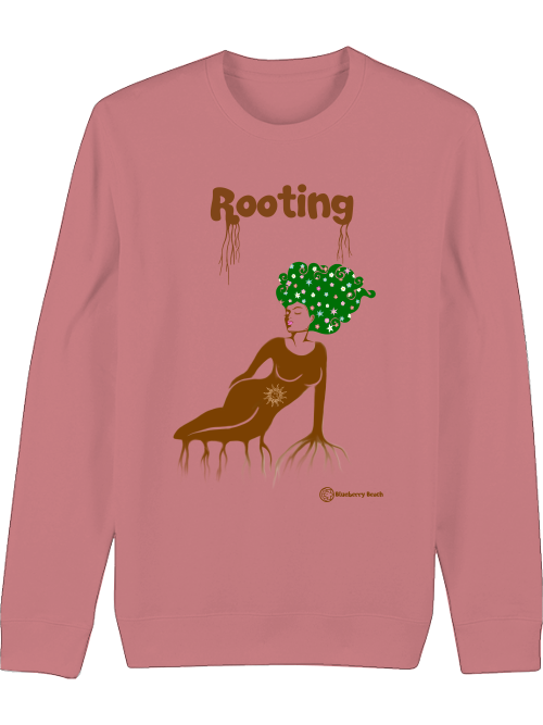 rooting organic fairtrade unisex sweatshirt changer