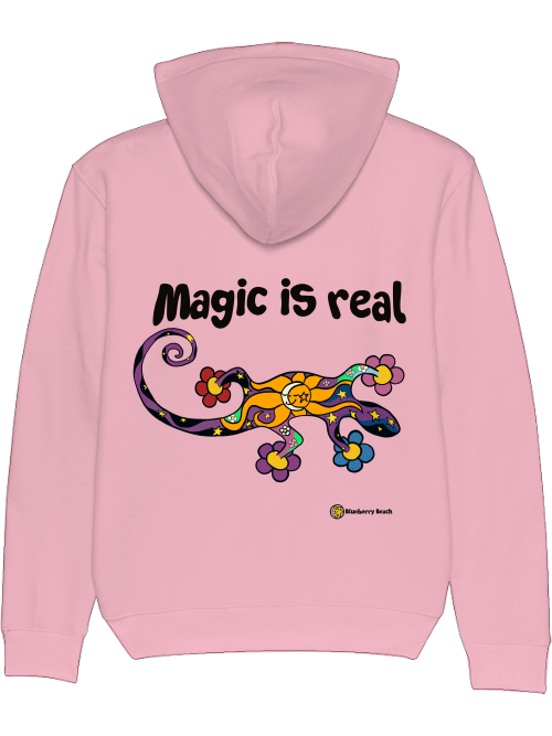 magic is real organic unisex hoodie cruiser back