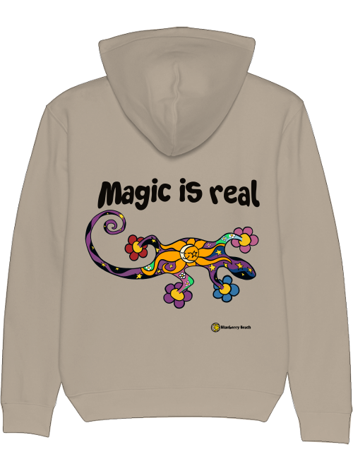 magic is real organic unisex hoodie cruiser back