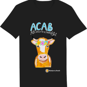 acab all cows are beautiful t-shirt man black