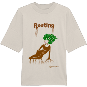 Rooting organic oversized t-shirt