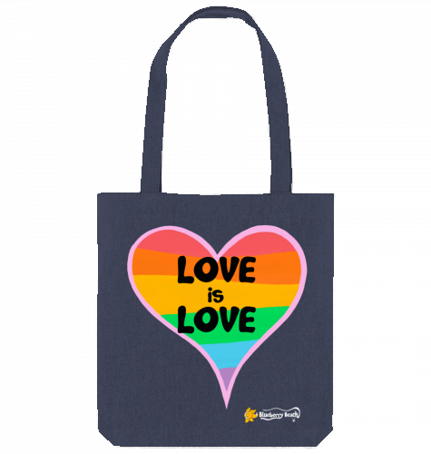 love is love recycled tote bag