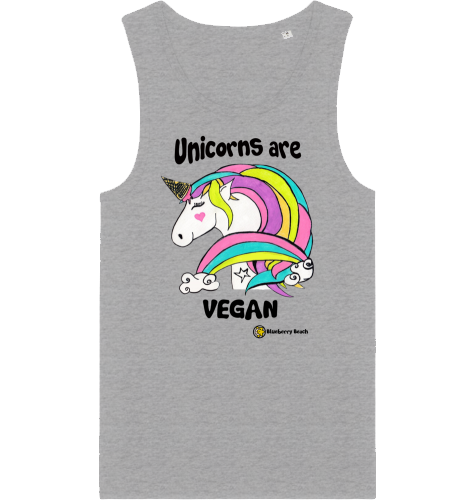 Unicorns are vegan organic men tanktop specter