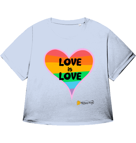 love is love organic women t-shirt collider