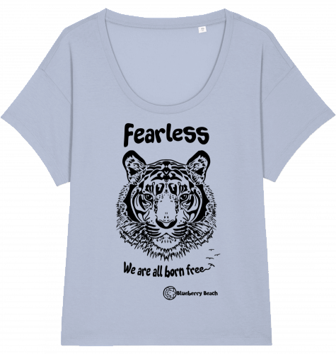 Fearless organic women t-shirt chiller