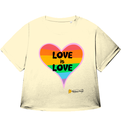 love is love organic women t-shirt collider