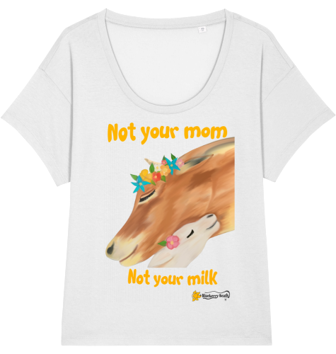 not your mom not your milk organic women t-shirt chiller