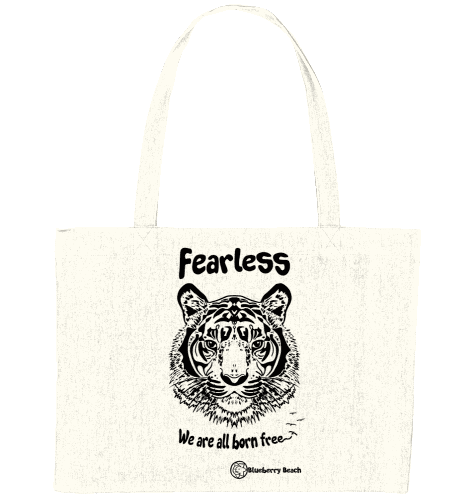 Fearless recycled shopping bag
