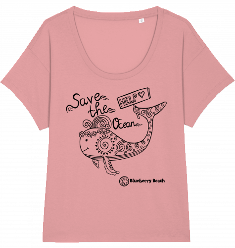 save the ocean organic women t-shirt chiller