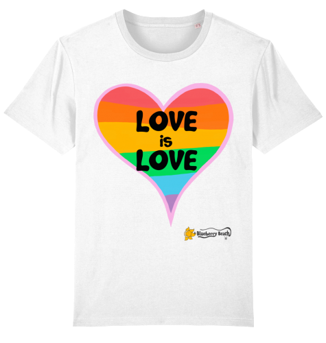 love is love organic men t-shirt creator