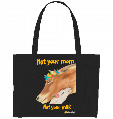 not your milk recycled shopping bag