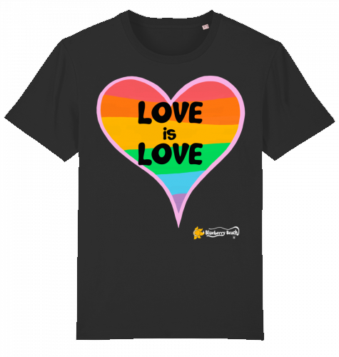 love is love organic men t-shirt creator