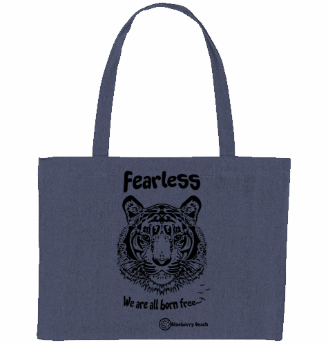 Fearless recycled shopping bag