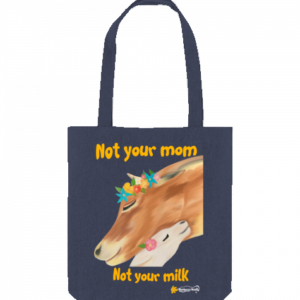 not your milk recycled tote bag