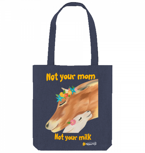 not your milk recycled tote bag