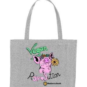 Vegan Revolution recycled shopping bag