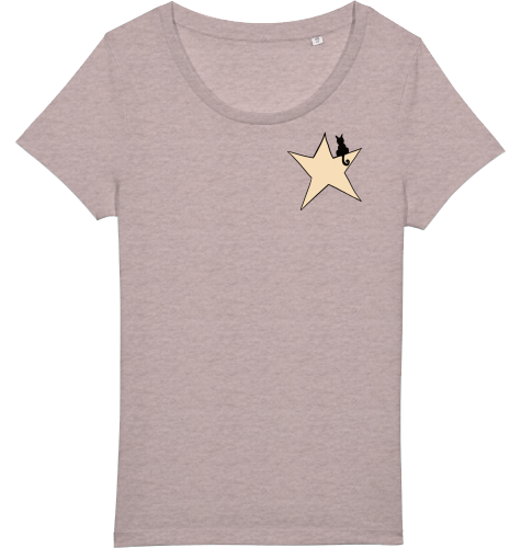 Starcat organic women t-shirt jazzer