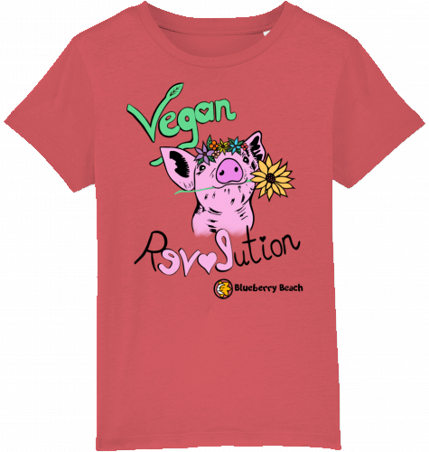 vegan revolution organic children t-shirt mini creator