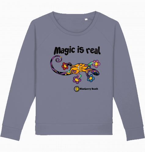 magic is real organic women sweatshirt dazzler