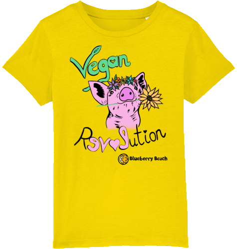 vegan revolution organic children t-shirt mini creator