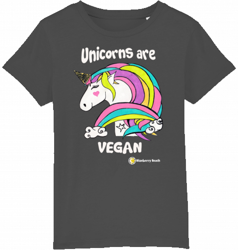 unicorns are vegan children t-shirt