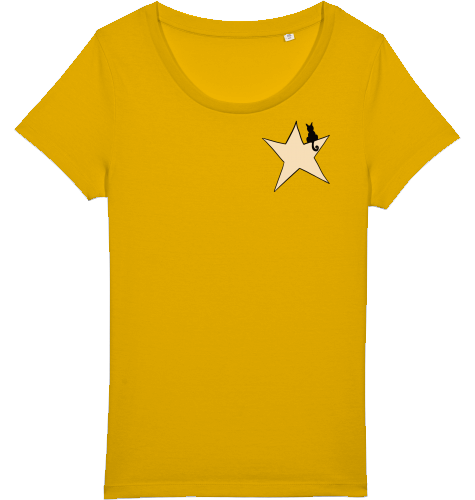 Starcat organic women t-shirt jazzer