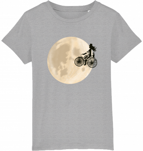 bicycle at moon t-shirt