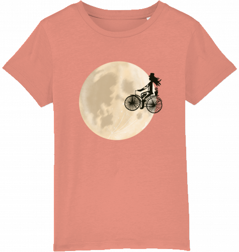 bicycle at moon t-shirt