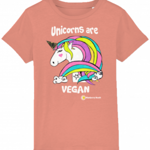 unicorns are vegan children t-shirt