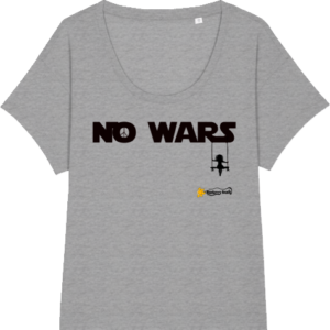 no wars organic women t-shirt chiller