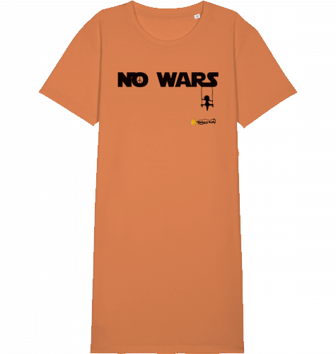 no wars organic women t-shirt dress spinner