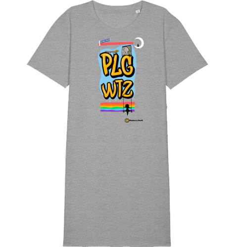 PLGWTZ organic women t-shirt dress spinner
