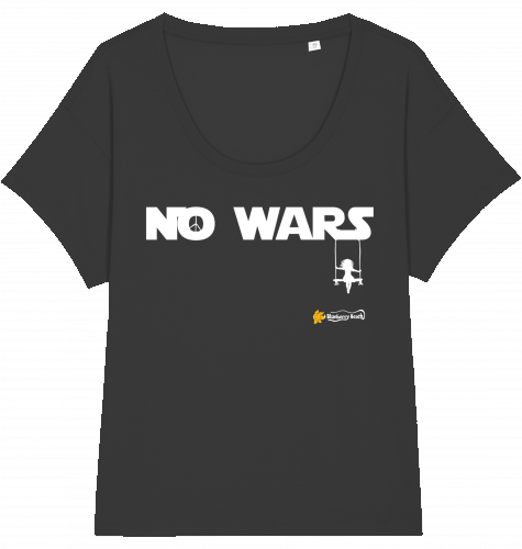 no wars organic women t-shirt chiller