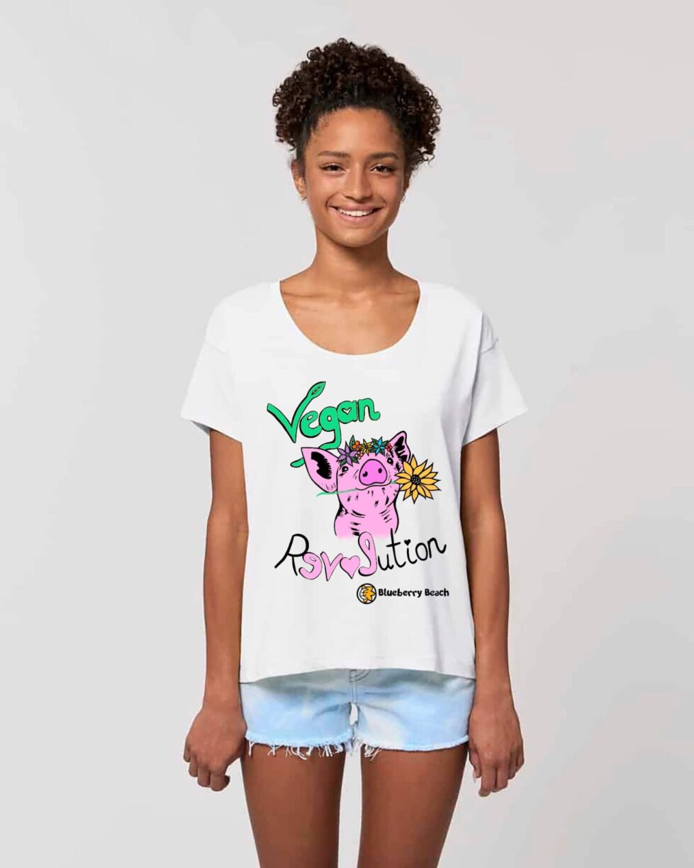 vegan revolution organic casual t-shirt